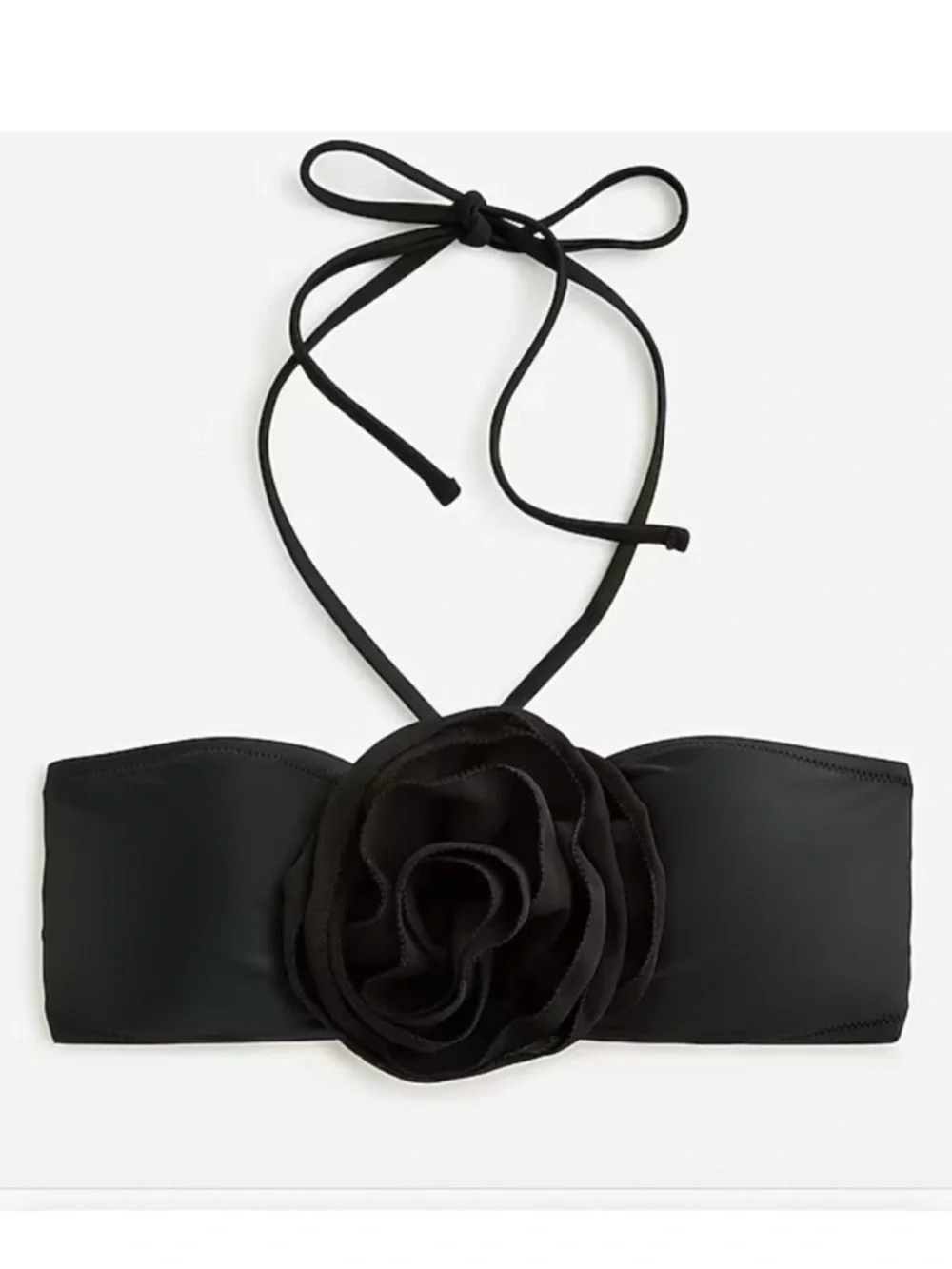 J.CREW Rosette Bandeau Bikini Top size M